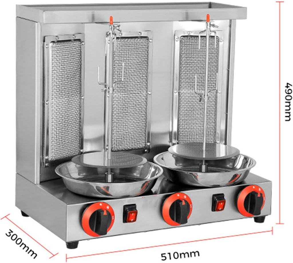Barbecue Grill, Automatic Gas Electric Barbecue Grill, Vertical Barbecue Grill, Stainless Steel Cooking Tools, Barbecue Cooker Machine