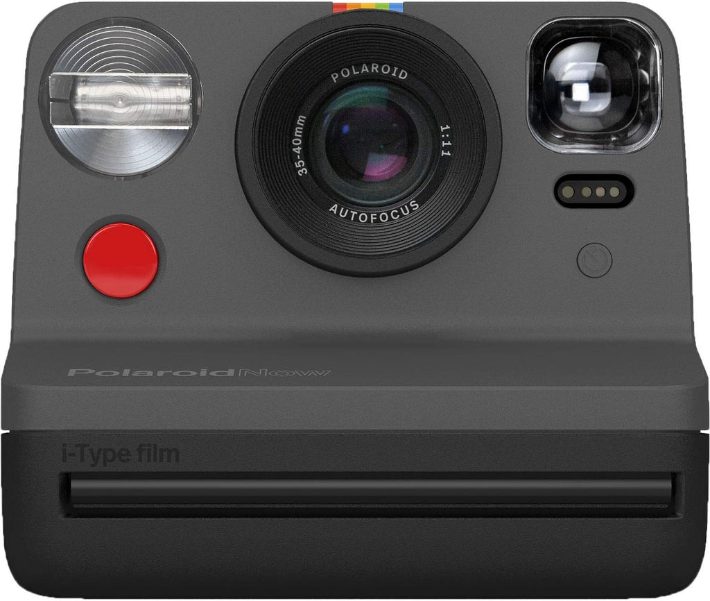 Polaroid Now i-Type Instant Film Camera (Black) + Polaroid Color Film Bundle