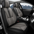Car Seat Covers Front Set for Hyundai Santa Cruz 2022-2025,Leather Seat Cover for Car,Waterproof Seat Protector Vehicle Seat Cushions Automotive Seat Protector(2 seat,Black&Gray)