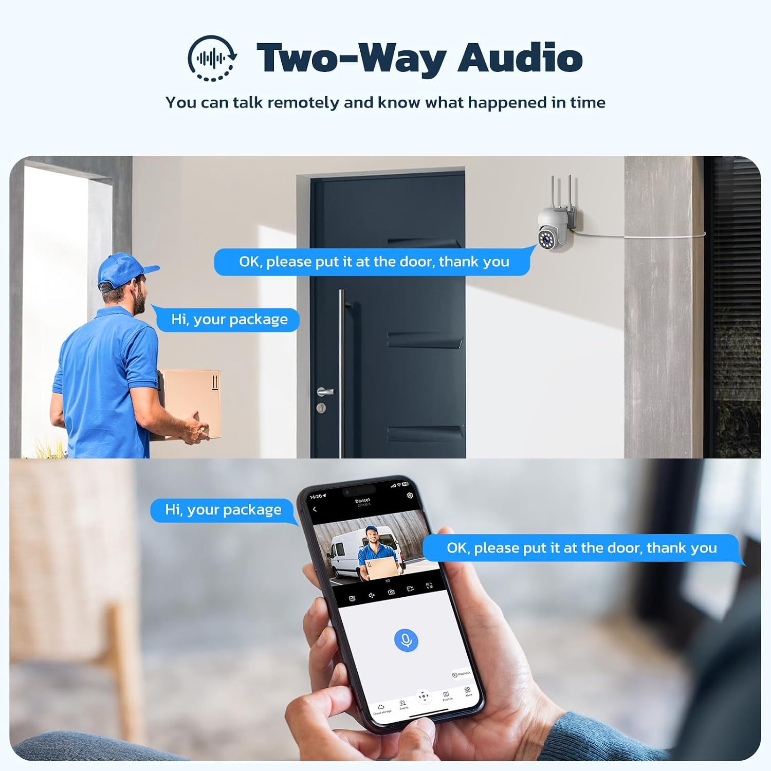 CAMCAMP Wireless Security Camera System,Color Night Vision Wireless Security Camera Outdoor with Auto Tracking,Up to 10CH,360° PTZ,2-Way Audio,2.4/5GHz WiFi, for Home & Business Surveillance Kits