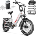 Wallke H7 Ultra 4000W 2-in-1 Electric Bike with 2640Wh Portable Power Station, 48V 55Ah Removable Battery, 37MPH Off-Road Fat Tire E-Bike for Adults, Fast E-Bike UL2849 Compliant