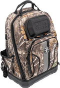 Klein Tools 62800BPCAMO Backpack Tool Bag, Tradesman Pro Extra-Large 40-Pocket Jobsite Camo Tool Backpack with Molded Bottom, Charging Port