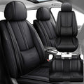 Car Seat Covers 5 Seats Fit for Mazda CX-90 2024 2025,Waterproof Leather Seat Covers,Airbag Compatible,Car Seat Protectors Interior Sets(Full Set,Black)