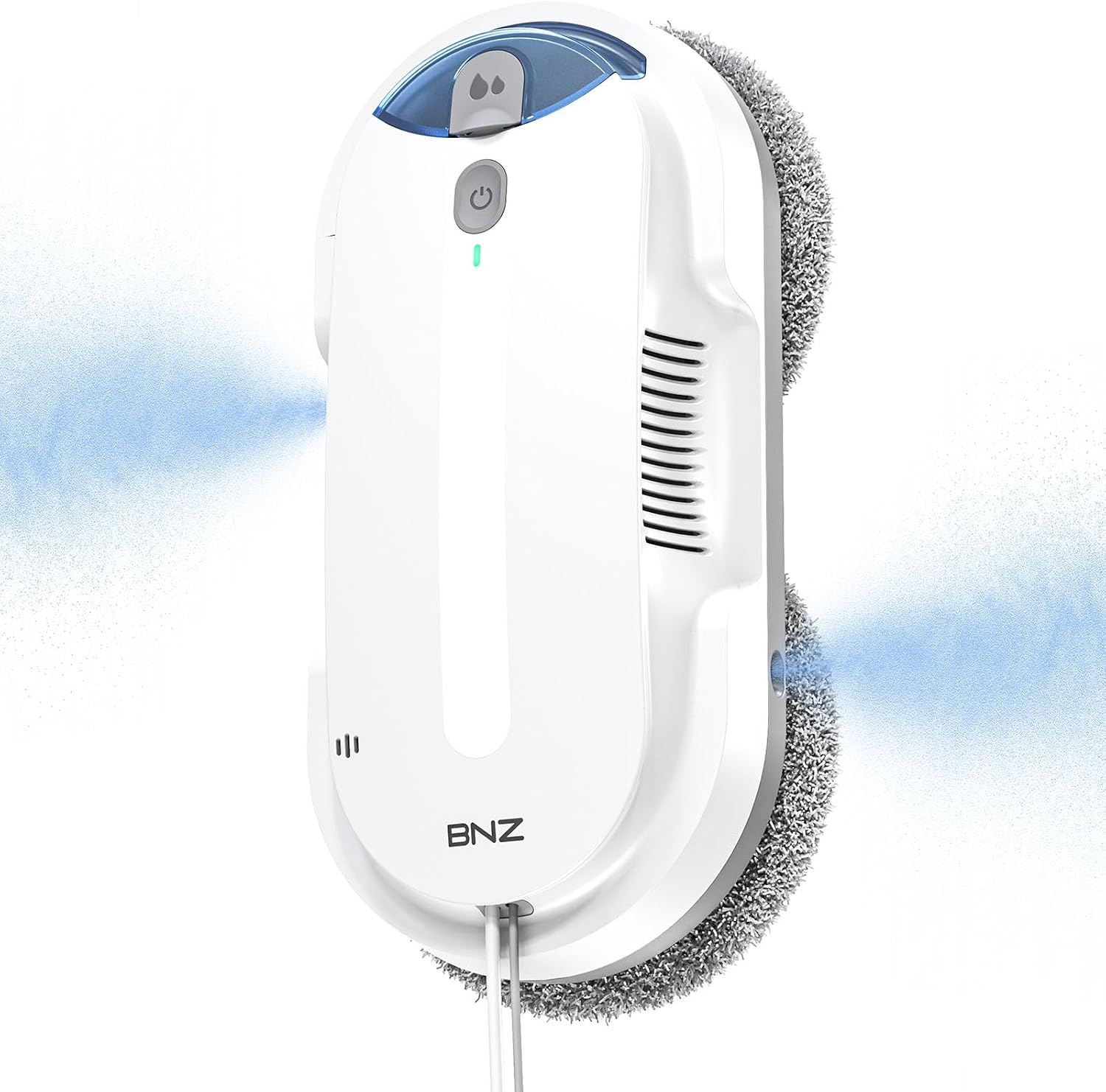 BNZ Smart Window Cleaning Robot, Twin Turbo & Dual Auto-Spray Window Cleaner with Multiple Safety System, AI Path Planning, Frameless Edge Detection, K1 (White)