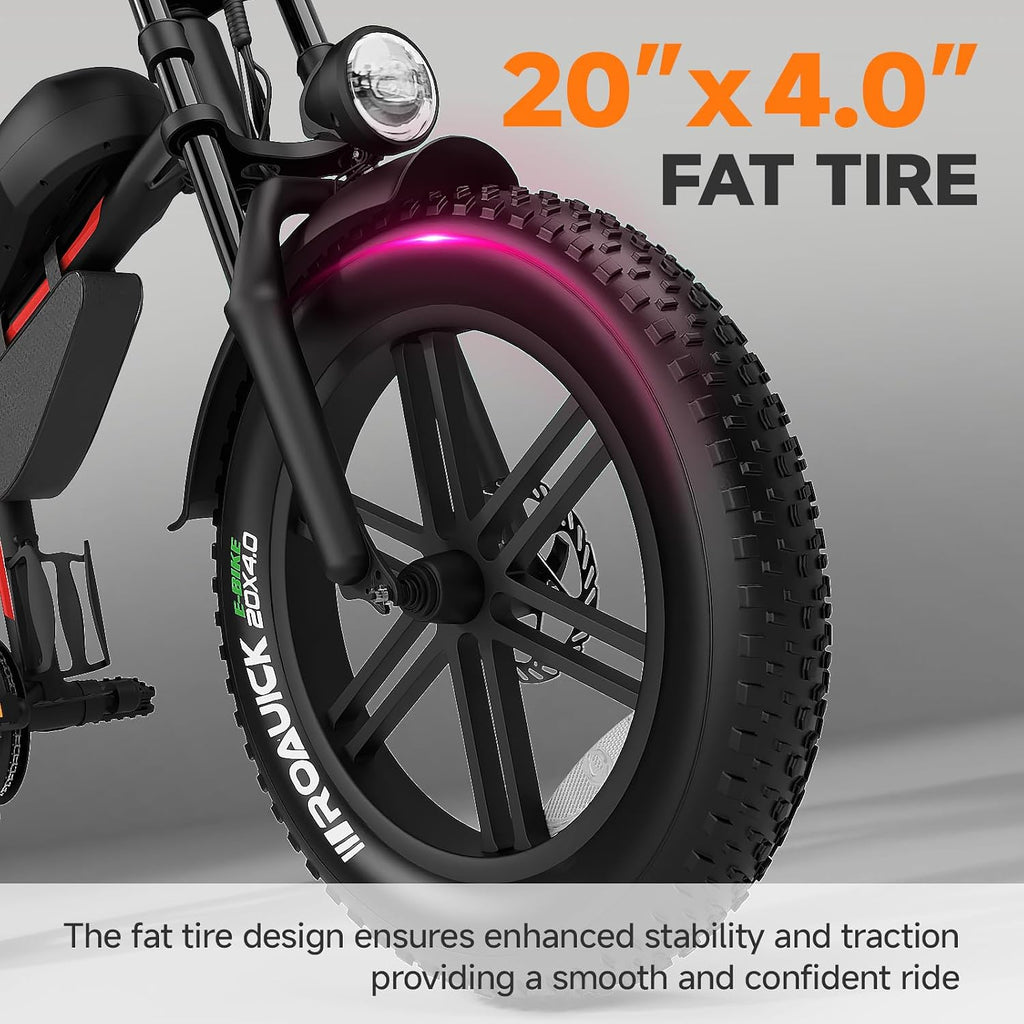 Totem Qnut Electric Bike for Adults 28Mph 1500W, Moped Style Ebike with Fat Tire 48v 18Ah Battery 60 Miles 7 Speed Commuting E-Bike for Men Women Electric Bicycles