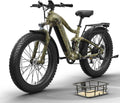 PUCKIPUPPY Electric Bike for Adults 960W, 48V 20AH Battery Adult Ebike, Full Suspension 26' Fat Tire E Bike, 28MPH 80Miles Range Mountain Electric Bicycle, 7 Speed, Hydraulic Disc Brakes
