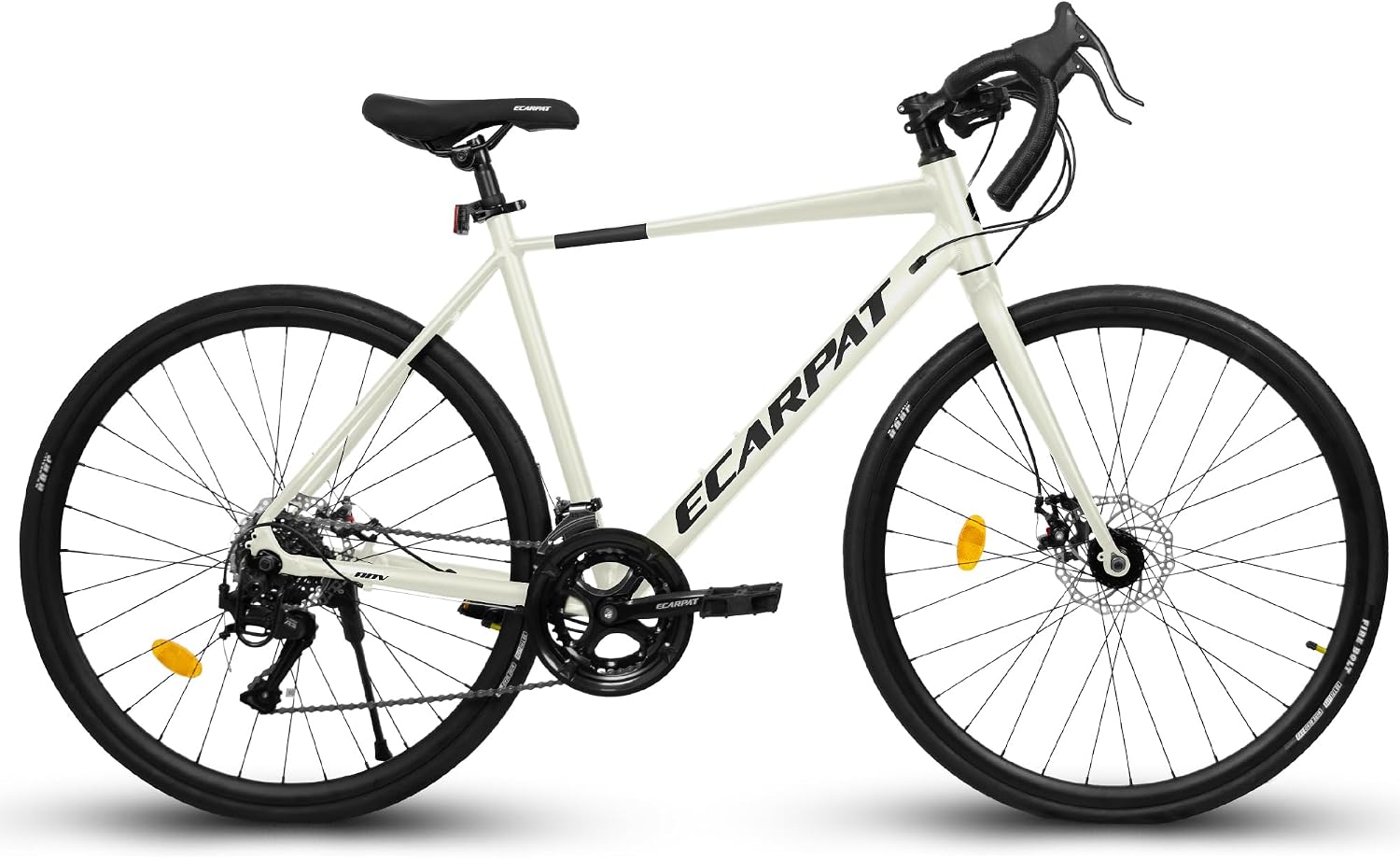 Road Bike, 700C Wheel City Commuter Bicycle, 16 Speed Drop Bar, Fast Acceleration, Racing Bike with Disc Brakes, with Light Weight Aluminum Alloy Frame, Sport Bike, Urban Adult Bicycle