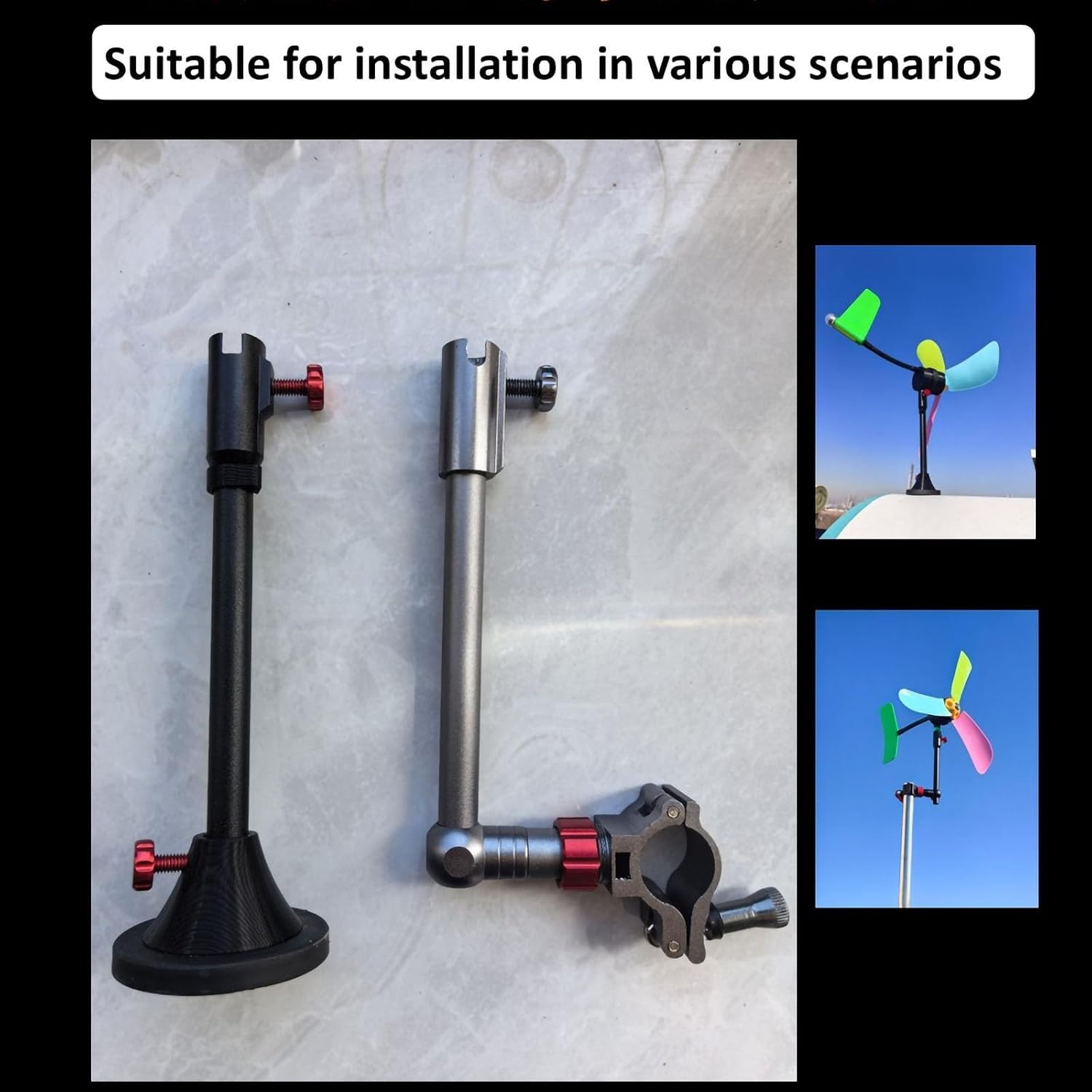 30w Portable Wind Turbine Generator Backup Wind Power Supply With LED Light For Home Power Storage, Camping And Travel