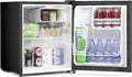 1.6 Cu Ft Mini Fridge with Freezer - 32dB Ultra Quiet Upright Freezer for Bedroom, Office & Dorm | Small Fridge, Adjustable Thermostat, Reversible Door, ETL Certified