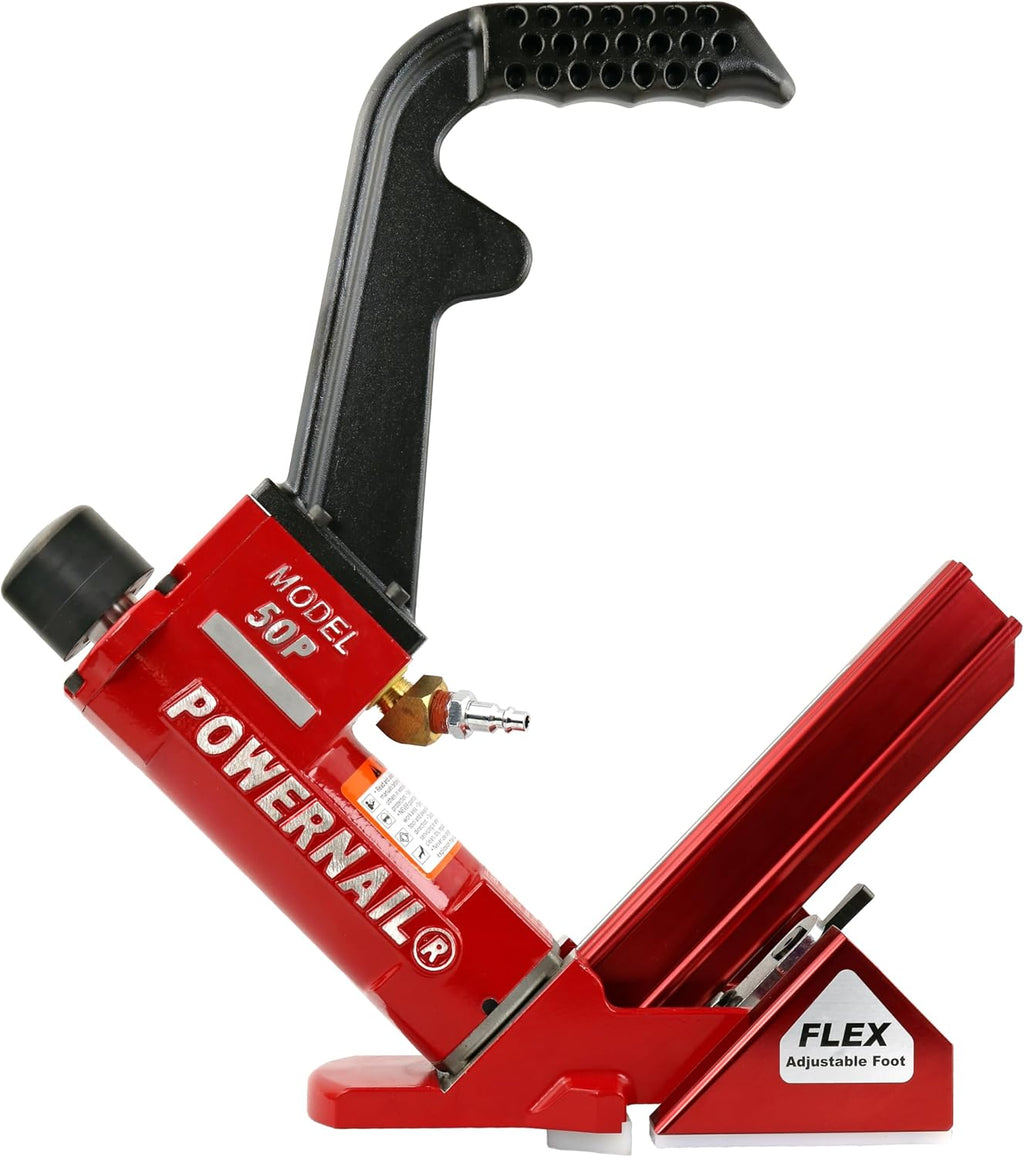 Powernail 50PFLEXW Pneumatic 18 Gauge L-Cleat Flooring Nailer with Flex Adjustable Base