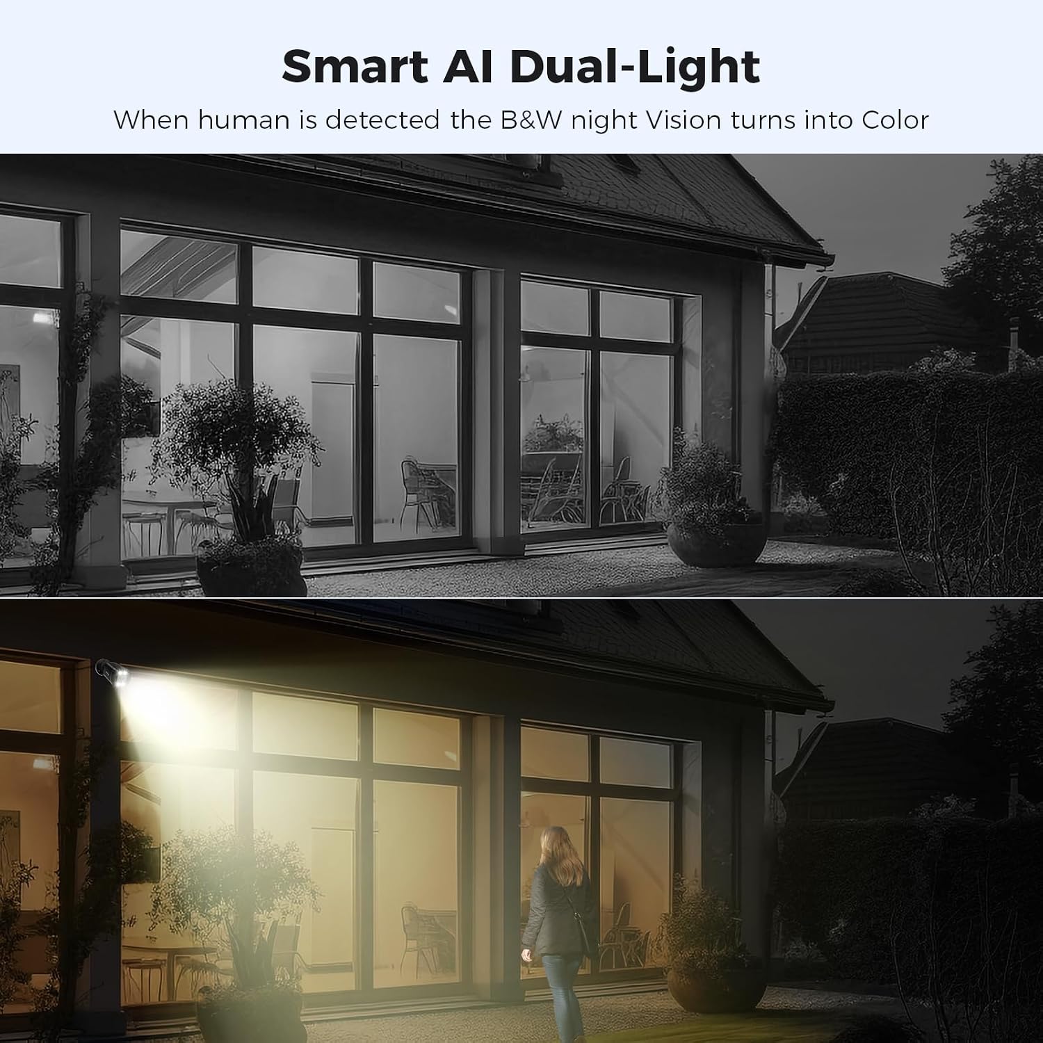 Hiseeu 3K Wired Security Camera System with Audio,3TB HDD,5MP 8CH Surveillance DVR,8 X5MP Security Cameras,Dual Light,Human/Vehicle Detection,Smart Playback for Home Security