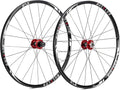 BUCKLOS 26/27.5/29' Mountain Bike Wheelset, Carbon Hub MTB Wheels Quick Release Disc Brakes, 24H Low-Resistant Flat Spokes Bike Wheels fit 7-11 Speed Cassette