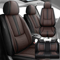 Car Seat Covers 5 Seats Fit for Mazda CX-90 2024 2025,Waterproof Leather Seat Covers,Airbag Compatible,Car Seat Protectors Interior Sets(Full Set,Black&Brown)