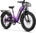 Aipas M1 Pro Electric Bike, 1800W Peak Motor Electric Bike for Adults, 26'' x 4.0'' Fat Tire Ebike, 48V 17.5Ah Electric Mountain Bike, 36MPH, 85 Miles Electric Bicycle, 7 Speed, 110NM with Rear Basket