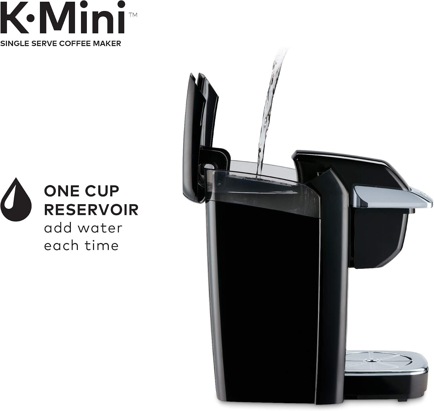 Keurig K-Mini K15 Single Serve, K-Cup Pod Coffee Maker, Black