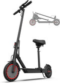 Electric Scooter, 350W-500W Motor, 9 MPH to 22MPH, 10-41 Miles Range, Dual Suspension, Dual Braking, App Control, Foldable Commuter E Scooter for Adults and Teens