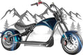 eAhora M1 2 Seater 2000W Electric Motorcycle for Adults,37MPH 60V 30Ah Battery 40 Miles Long Range Full Suspension Dual Hydraulic Brakes, Street Legal Electric Motorcycle