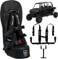 UTVMA RZR 1000 and 900 (2014-2023) Bump Seat with 4-Point Harness | Kids Seat | Jump Seat | All Models (XP, Turbo, Turbo S, High Lifter, Sport, Premium, Ultimate) (Black)