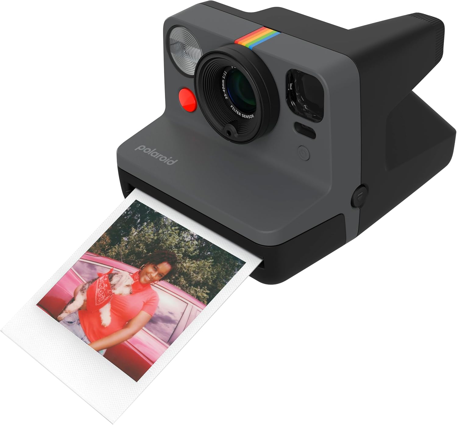 Polaroid Now 3rd Generation I-Type Instant Film Camera - Black - Camera Only No Film (9154)