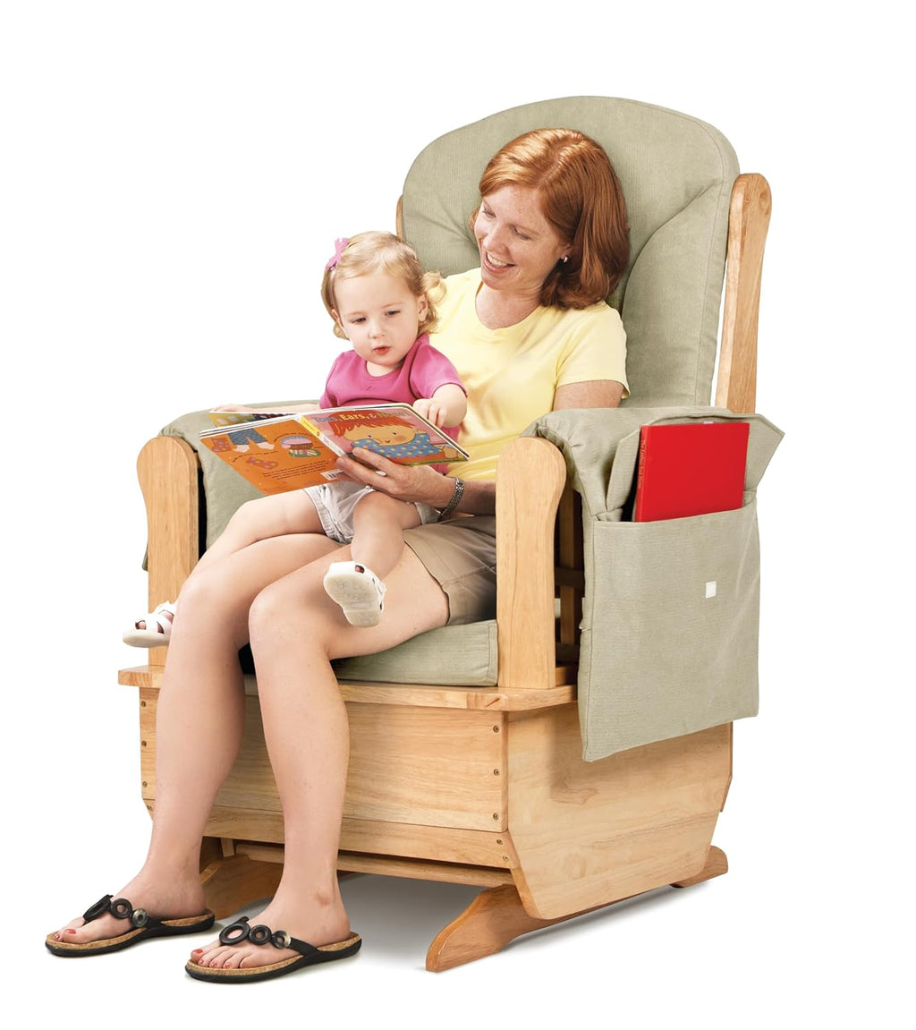 Jonti-Craft 8164JC Glider Rocker, Beige Cushions
