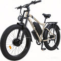 Dual Motor Electric Bike for Adults,6000W Peak,45MPH,60V&52V/25Ah Battery,26''&24'' Fat Tire,Up to 110 Miles Range,SHM 7-Speed Gear Ebike
