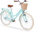 Girls Bike, 20/22/24 Inch Wheels, 1/7 Speed Kids Bike Cruiser Bike, Rear Cargo Rack for 7-14 Years Old Kids Bike, Multiple Colors