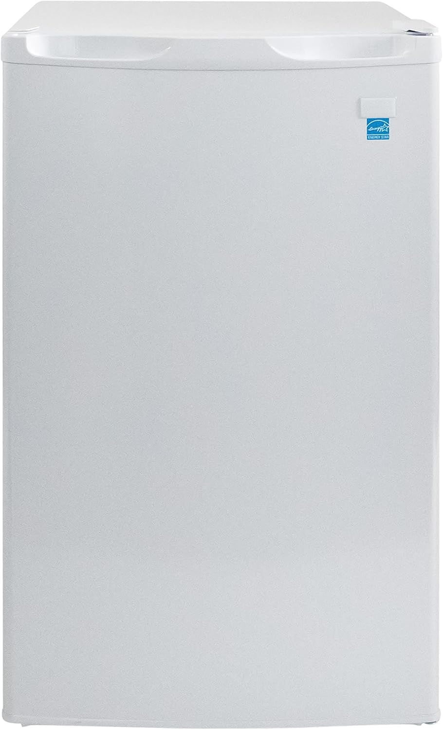 West Bend Mini Fridge for Home Office or Dorm, Features Single Reversible Door Removable Shelves Manual Defrost and Mechanical Adjustable Temperature Control, 4.4 Cu.Ft, White