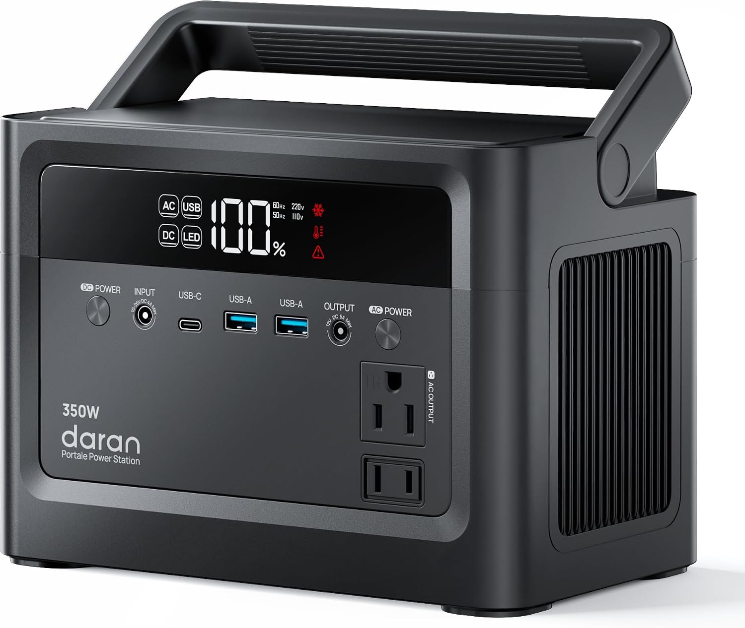 2026 Portable Power Station 700W Surge, 230.4Wh LiFePO4 (LFP) Battery, Power Bank 110V/ 350W Pure Sine Wave AC Outlet, Solar Generator Fast Charging for Camping, Emergency, Laptop, RV, Off-Grid Living