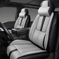 Front Seat Covers for Subaru Outback 2000-2024 2025,Leather Car Seat Covers,Soft Interior Accessories Seat Cushion Cover,Waterproof Automobile Seat Protectors for Outback(Black Gray,Deluxe)