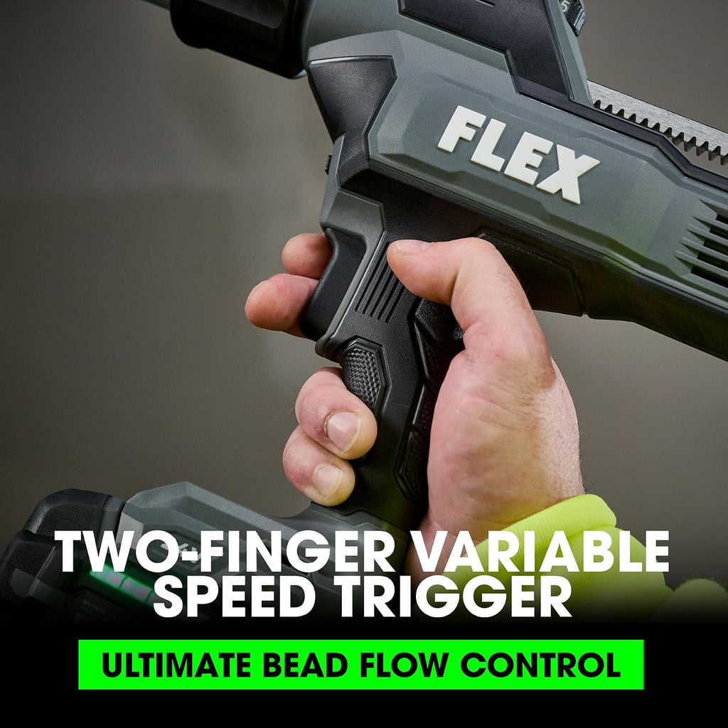 FLEX 24V Cordless 20 oz Caulk & Adhesive Gun, Tool Only - FX6221-Z