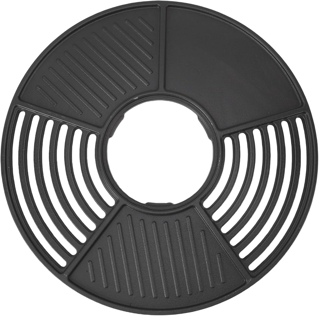 42cm / 16.54in Griddle, Round BBQ Grill Plate, Cast Iron Cooking Grill Grate Griddle Plate for Indoor Outdoor