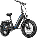 Wooken Electric Bike for Adults, 48V 624Wh Removable Battery Ebike with 60 Miles Long Range, 1000W Peak Brussless Motor, 20×4.0' Fat Tire E Bike,Step-Thru Electric Bicycle, SGS Certified to UL 2849