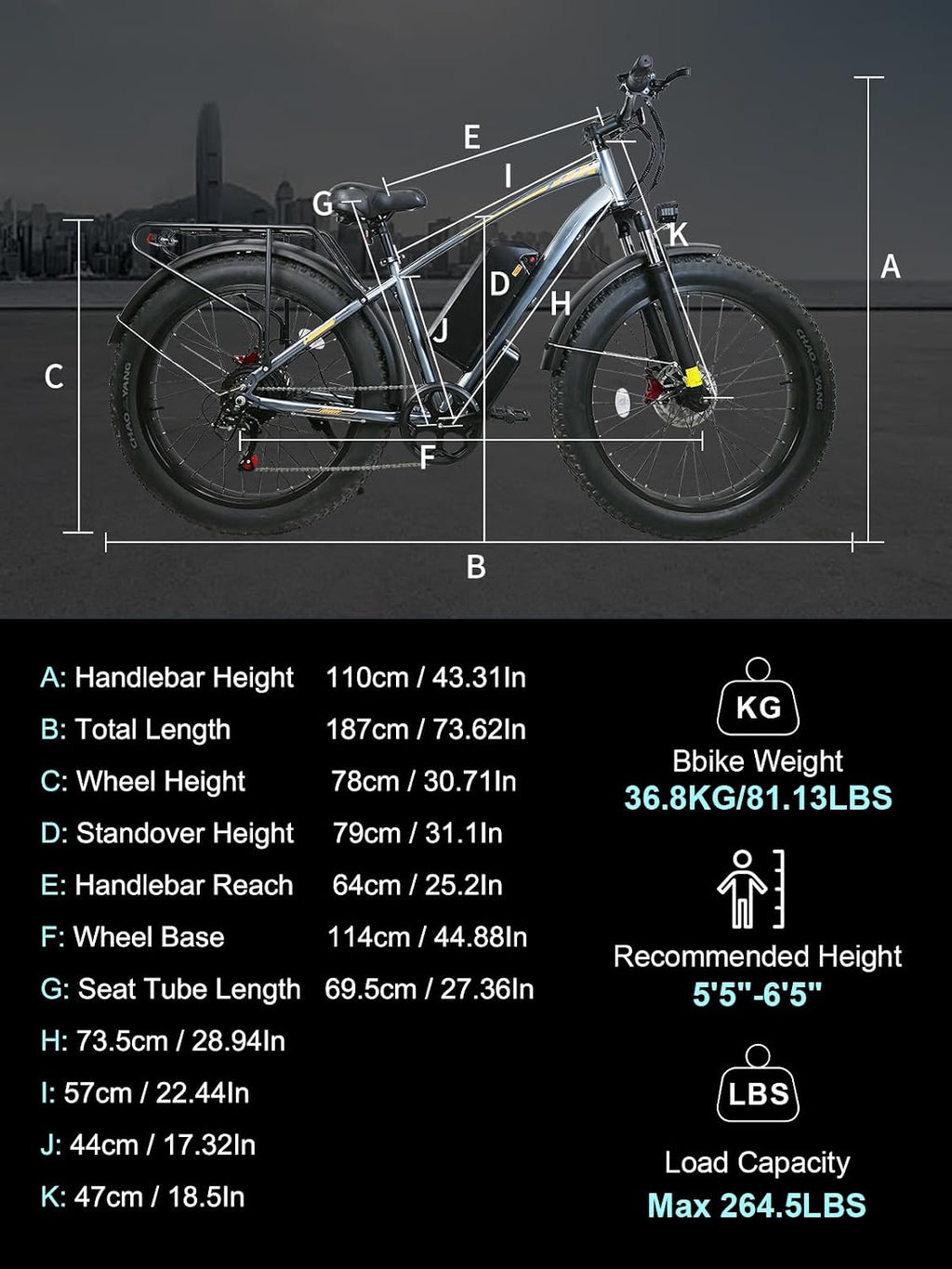 F01 Electric Bike for Adults with 1000W Motor, 48V 18.2AH Removable Battery, 26' Electric Bicycle Fat Tire E-Bike 30MPH Mountain Beach Snow E-Bike, 7 Speed Gear.Safety Tested to UL 2849