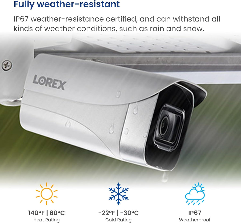 Lorex 4K 16 Camera Capable (8 Wired/8 Fusion WiFi) 2TB NVR System - Wired + Wireless Connectivity Capability, Remote Viewing, Local Storage & No Fees – Added Protection to Lorex Security Cameras