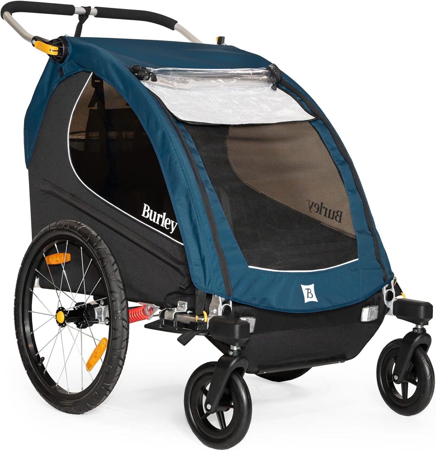 Burley Encore X, 2 Seat Kids Bike Trailer & Stroller
