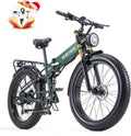 Electric Bike for Adults with 1500W Peak Motor 30 MPH & 65 Miles /130 Miles Long Range Fast E Dirt Bike, 48V 40Ah/20Ah Removable Battery, Full Suspension 26' Fat Tire Mountain Bike