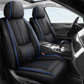 Car Seat Covers for GX 460,for Lexus GX 460 2010-2023,Leather Front Seat Covers,Airbag-Compatible Car Seat Protectors,Waterproof Seat Cover for Cars(Black+Blue,2PCS Only)