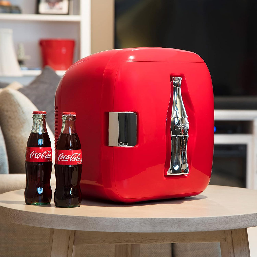 Coca-Cola CCU09 12 Can AC/DC Cube Electric Cooler by Koolatron