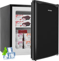 BANGSON Upright Freezer,1.1Cu.ft Energy-Saving Mini Freezer with Removable Shelf, Single Door Small Freezer for Home/Dorms/Apartment/Office (Black)