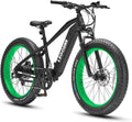 LEOGUAR 1000W Electric Bike for Adults, 26' Fat Tire Off-Road Ebike with Japanese Dapu Motor, 48V 720Wh LG Battery, 35MPH Max Speed, 60 Mile Range, Front Suspension, Smart LCD, Tektro Hydraulic Brakes