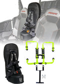 UTVMA RZR 1000 and 900 (2014-2023) Bump Seat with 4-Point Harness | Kids Seat | Jump Seat | All Models (XP, Turbo, Turbo S, High Lifter, Sport, Premium, Ultimate) (Seat with Neon Lime Harness)