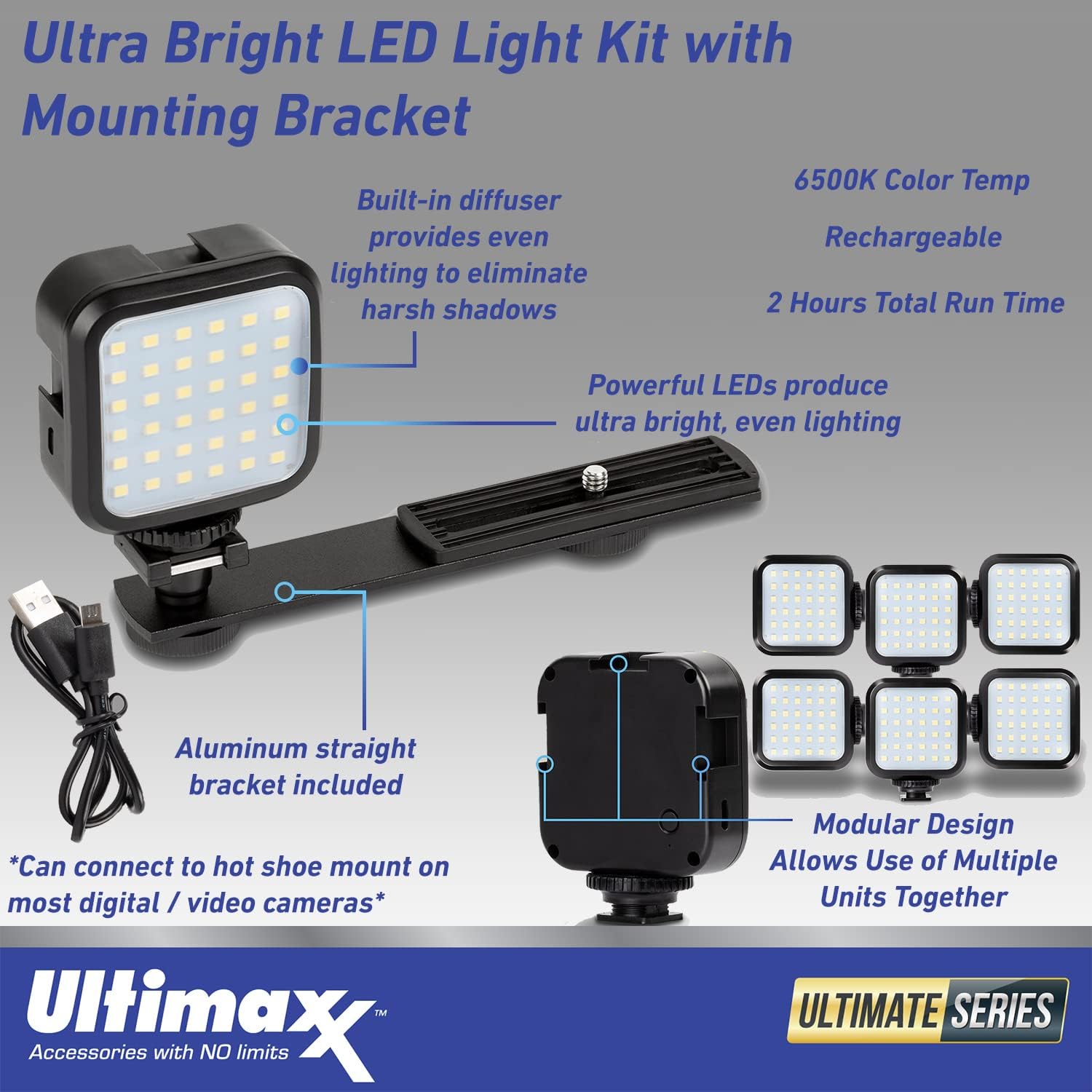 Ultimaxx Advanced FUJIFILM MINI EVO Hybrid Instant Camera Bundle (Brown): 64GB Extreme microSD Memory Card, Mini Tripod, Ultra-Bright LED Light Kit, Point-and-Shoot Case &Much More(15pc Bundle)