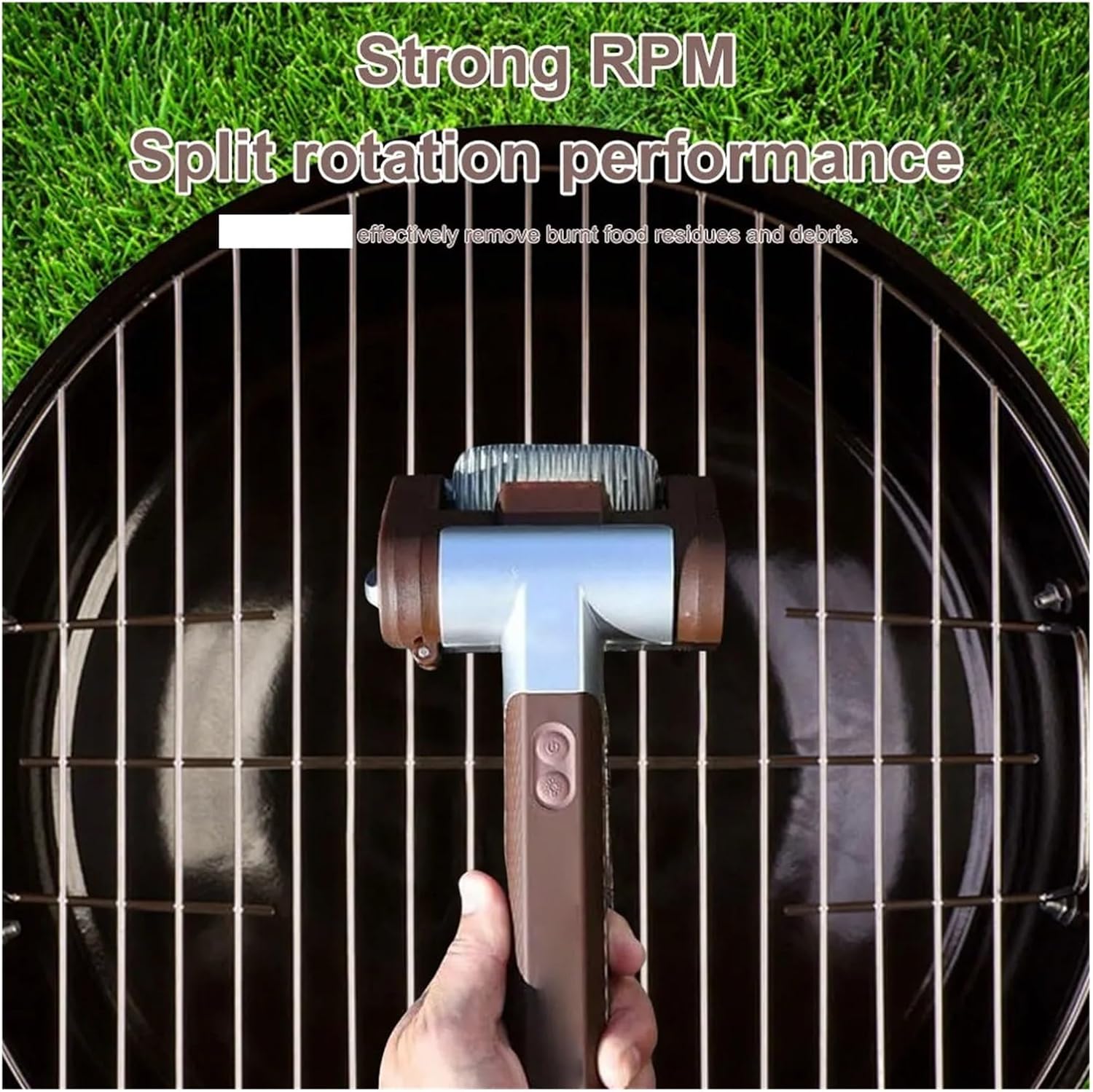 Fit for Electric Grill Cleaner with Lights - Stainless Steel BBQ Brush with Replaceable Heads for Home Cleaning(Set D)