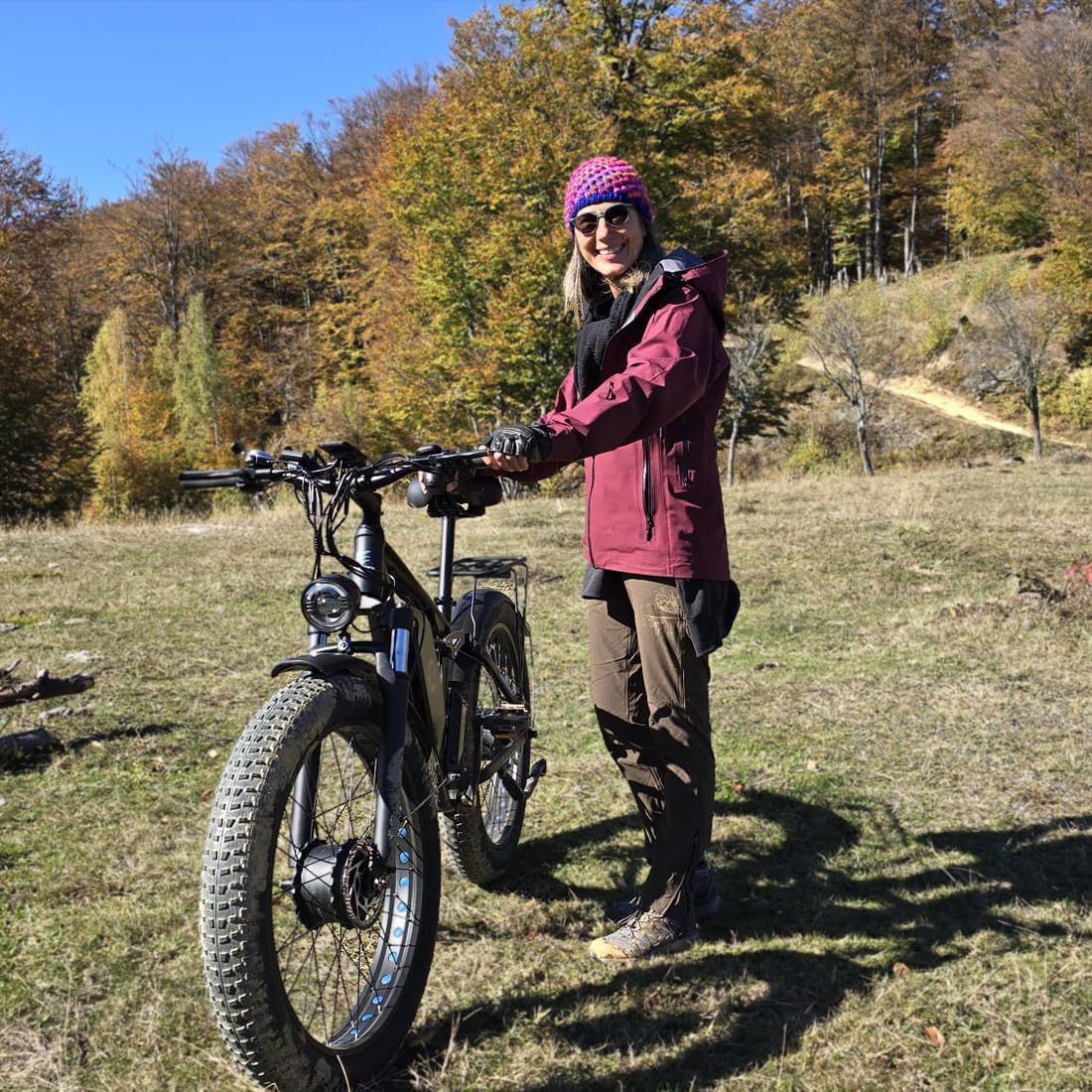 6000W Peak Electric Bike for Adults, 52V 32AH Dual Motor E-Bike, Up to 90Mile & 45 M P H All-Terrain Fat Tires Full Suspension 24/26 Inch Electric Bicycles Hydraulic Disc Brake for Road UL2849 by SGS