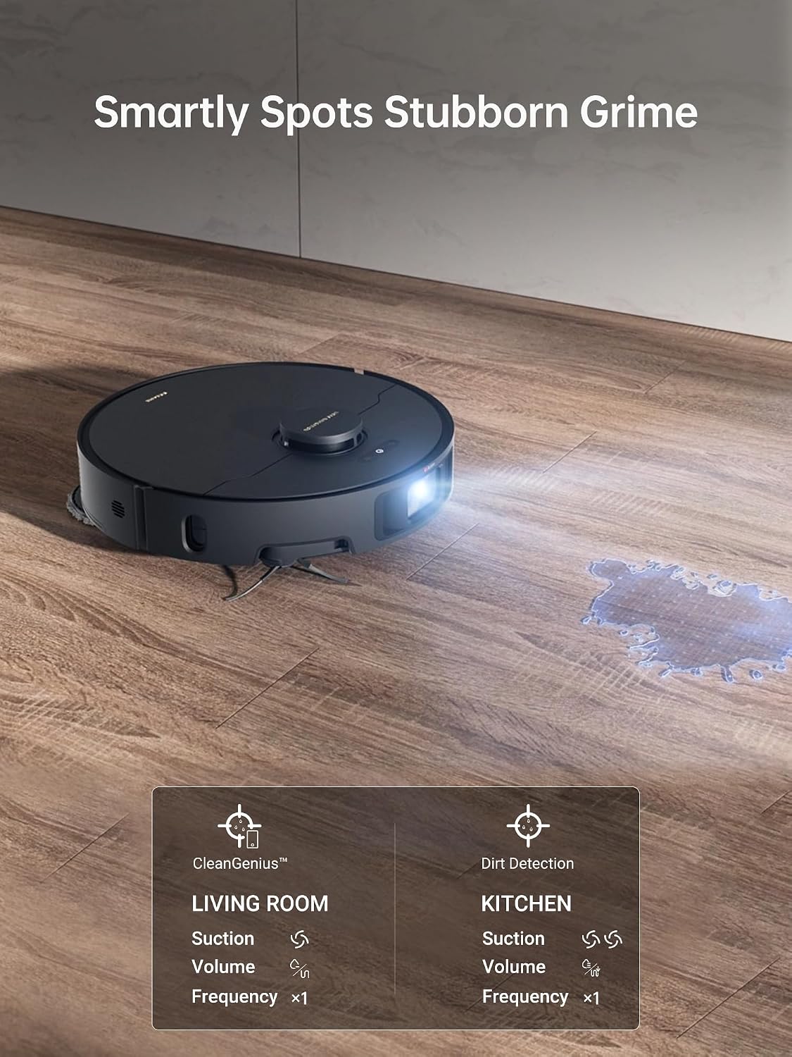 DREAME X40 Ultra Robotic Vacuum with Removable & Liftable Mop, 12,000Pa Suction, 58°F Mop & Washboard Self Cleaning, Auto-Empty, Auto Refill, liftable Brushes (Renewed)