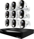 Night Owl 2-Way Audio 20 Channel DVR Video Home Security Camera System with (9) Wired 4K HD Indoor/Outdoor Deterrence Cameras and 2TB Hard Drive (Add up to 4 Wi-Fi Cameras) (9 Camera)