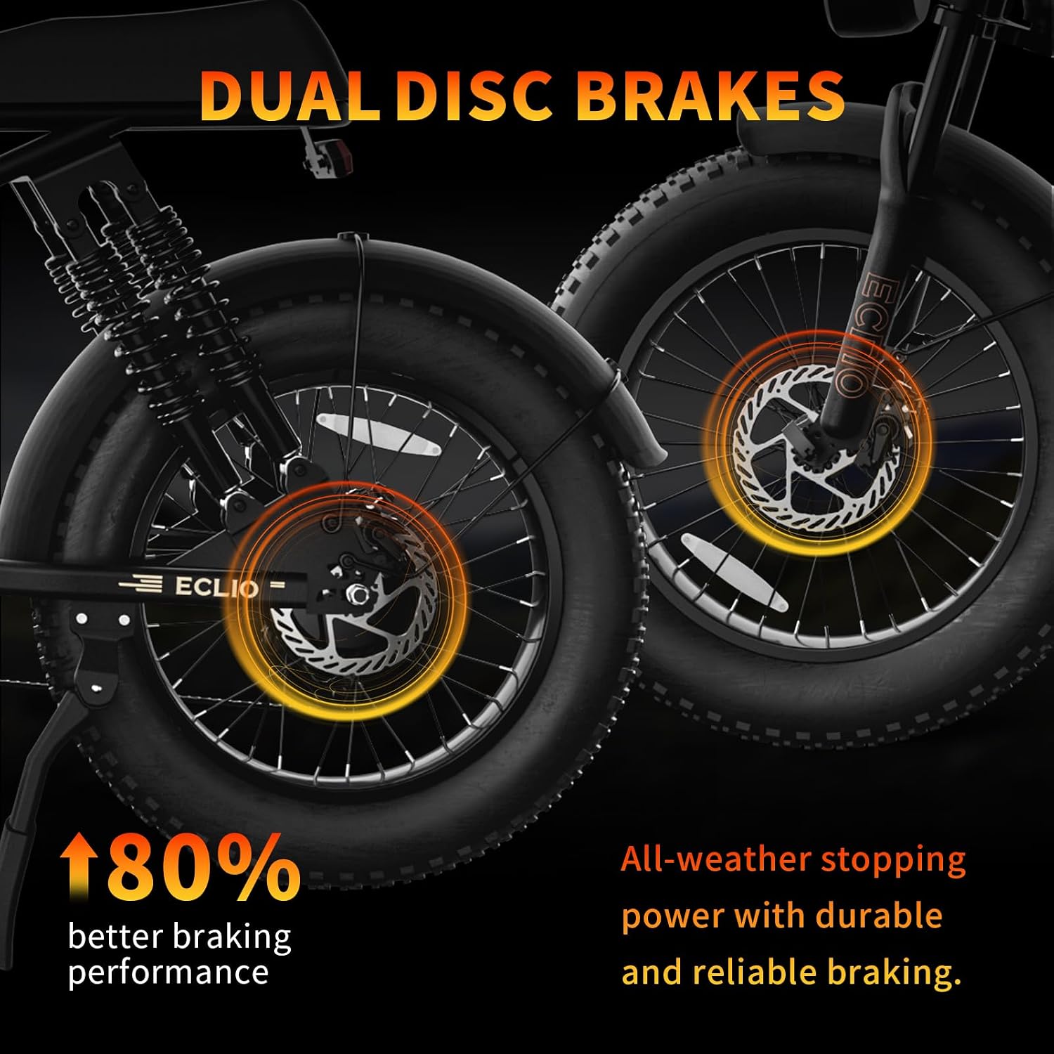 DDC SPORT Electric Bike for Adults, Peak 1000W Motor 28MPH, 48V 13Ah Battery 50Miles Ebike, 20'' Fat Tire Electric Dirt Bike for All Terrain, Off Road Mounatin Moped E-Bike, Full Suspension, 7-Speed