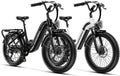 1500W Motor Electric Bike for Adults & Teenager, 48V 20AH Removable Battery Ebike, 24inch Fat Tire Electric Bicycle, Step-Thru E Bike for Commuting & Mountain, Front Suspension