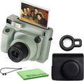 Fujifilm Instax Wide 400 Instant Film Camera Bundle with Compatible Carrying Case + Microfiber Cleaning Cloth