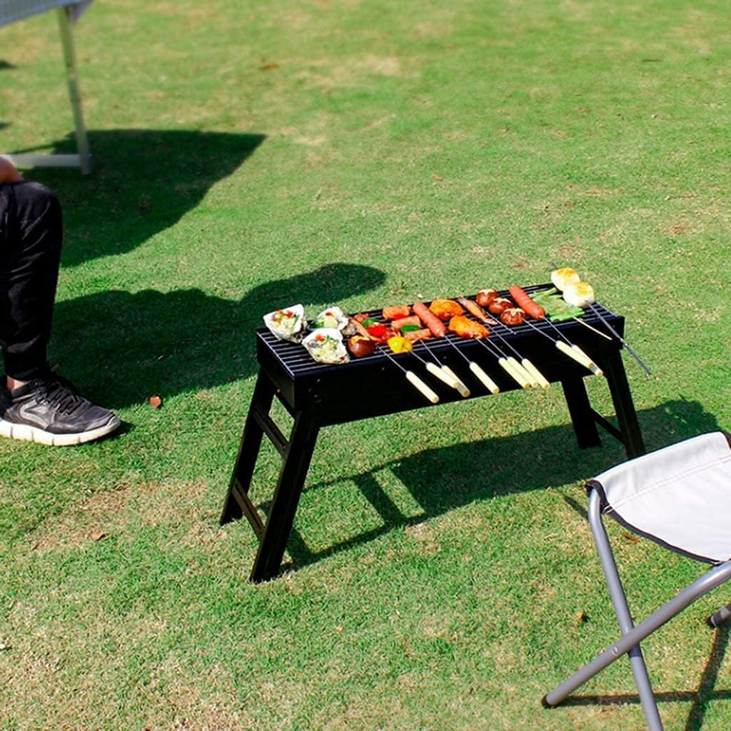 IRYZE Portable Charcoal Grill Portable Charcoal Barbecue Grill Stainless Steel Folding BBQ Charcoal Grill for Outdoor Cooking Camping BBQ Grill for Outdoor